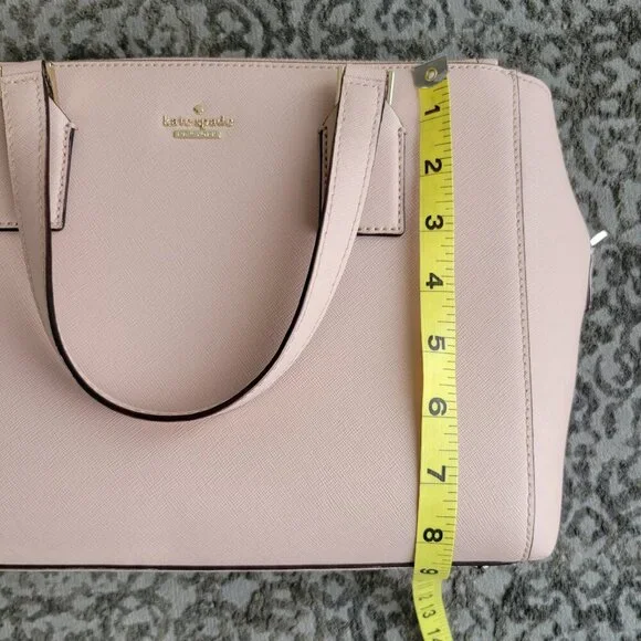 Kate Spade Pink/Blush Leather Handbag Tote Style - Picture 11 of 16